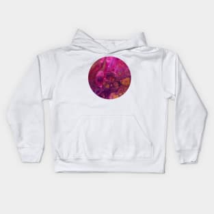 Pink Passion / Acrylic Pouring Kids Hoodie